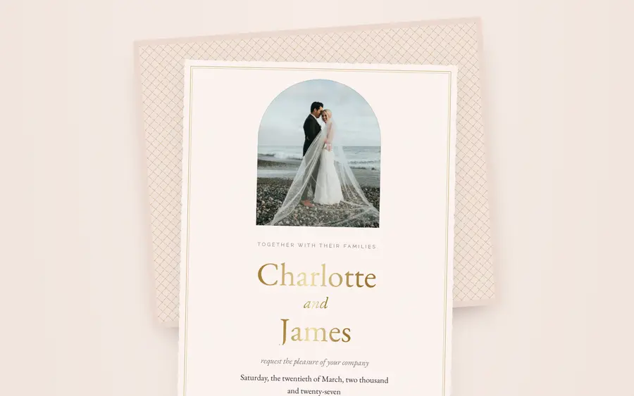 The Suite wedding website template